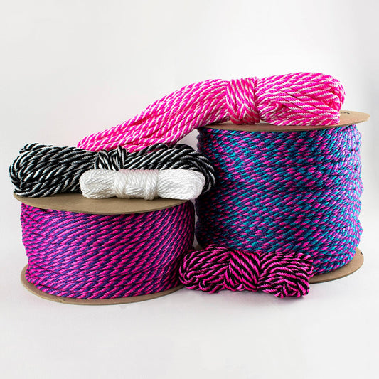 Custom Length Bondage Rope - MFP - 1/4" 6mm - Solid Braid