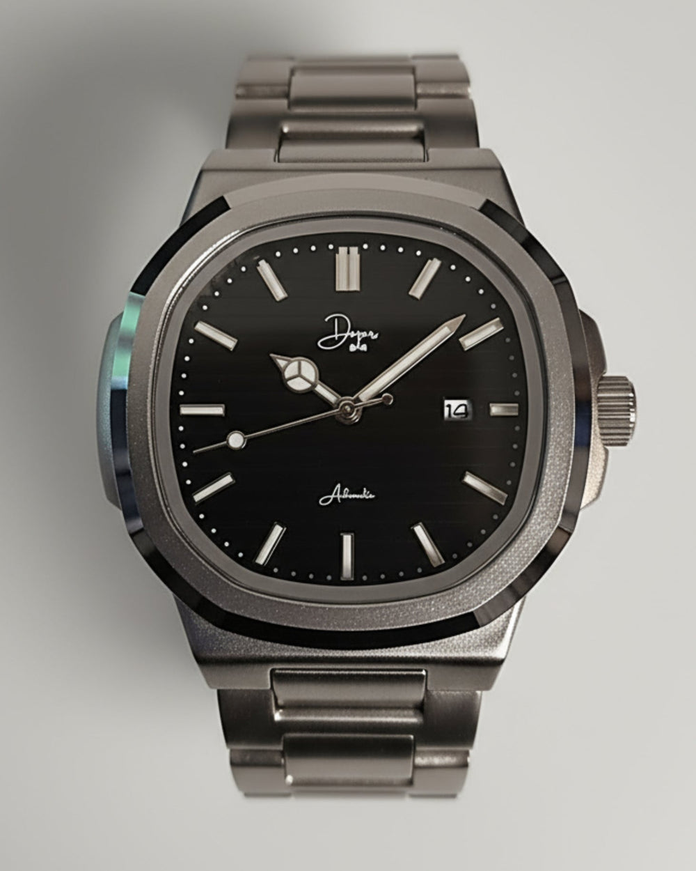 Dapr Watches- Men's Automatic Watch – Stainless Steel Case – "The Quincy"