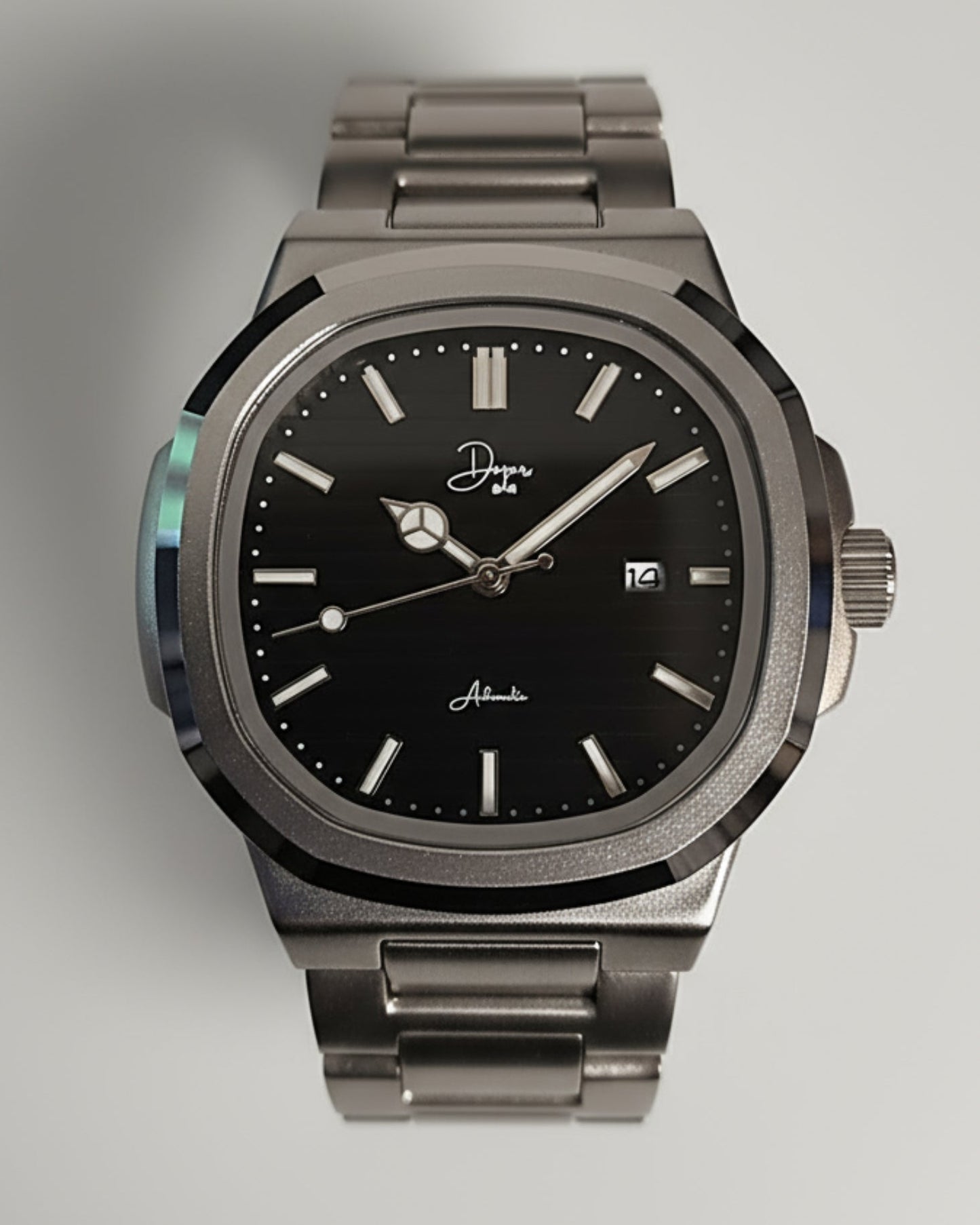 Dapr Watches- Men's Automatic Watch – Stainless Steel Case – "The Quincy"