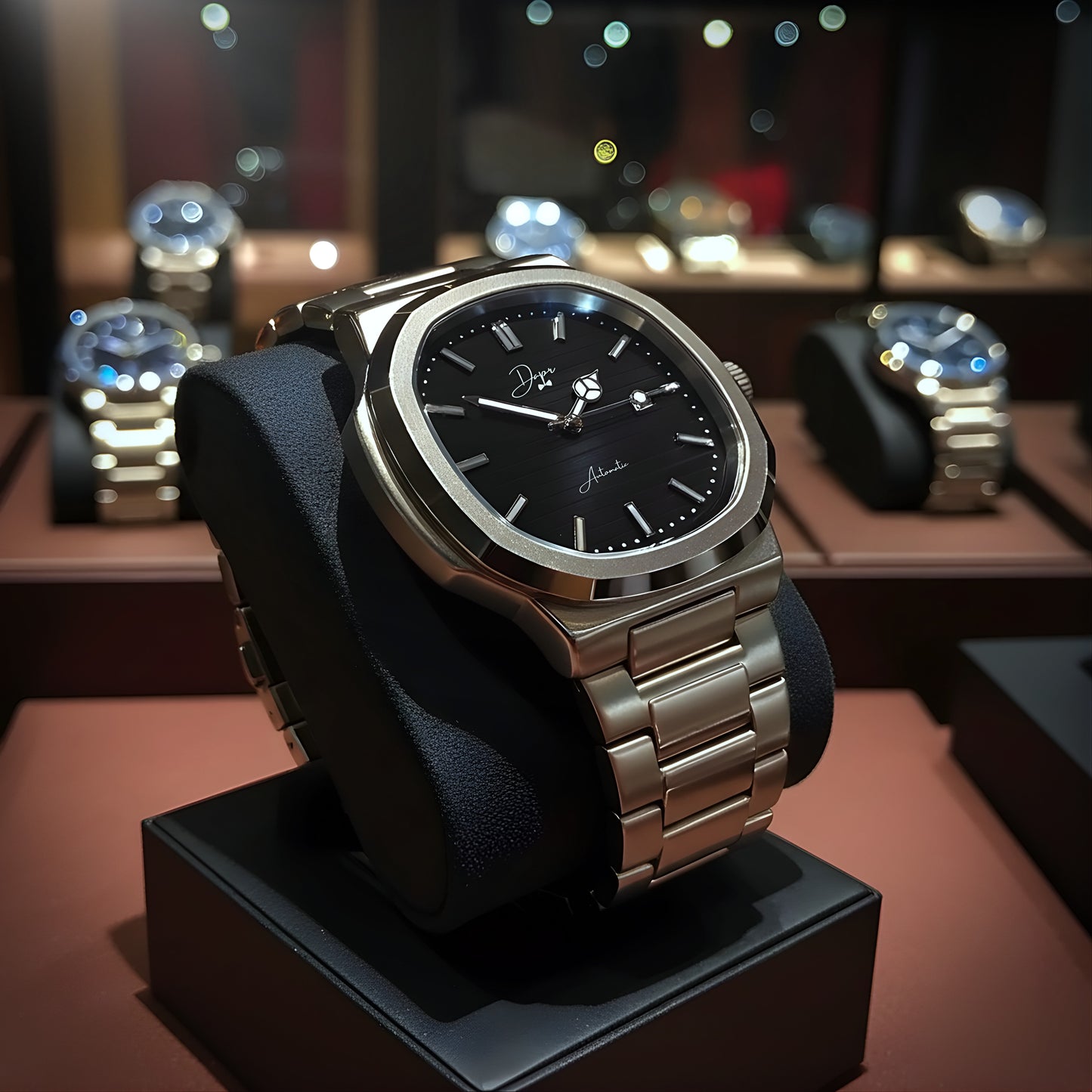 Dapr Watches- Men's Automatic Watch – Stainless Steel Case – "The Quincy"