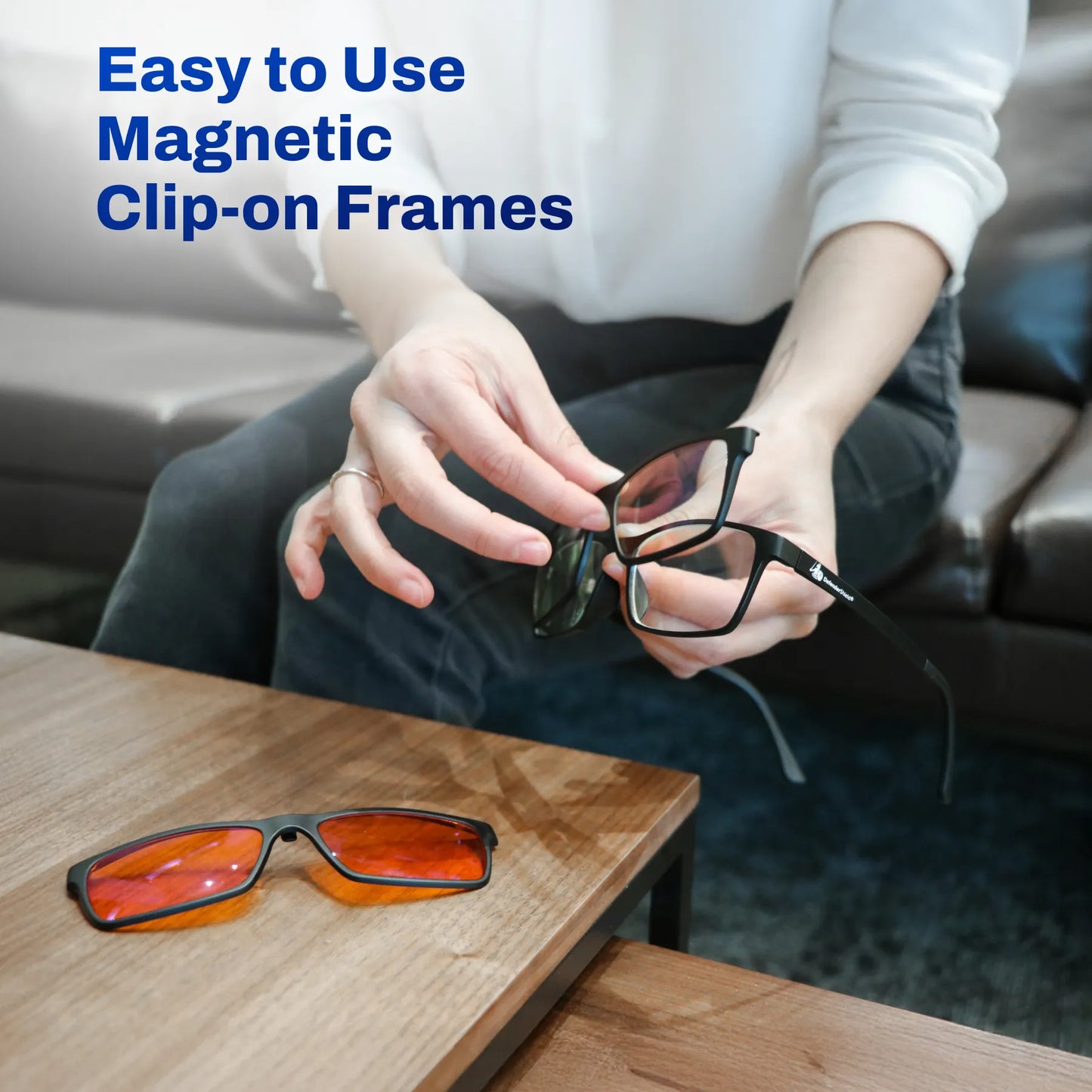 Versa Blue Light Blocking Glasses – 2 in 1 Clip On Lenses