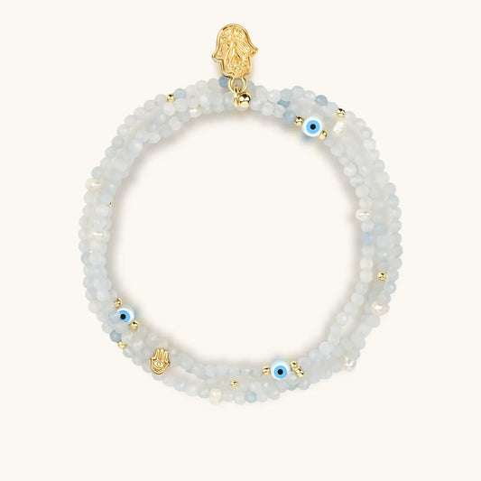 Dreamy Spirit - Aquamarine March Birthstone Wrap