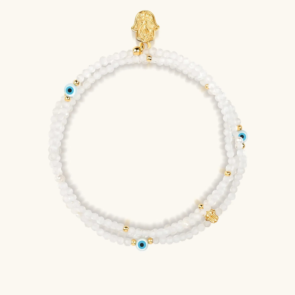 Balanced Spirit - Clear Quartz April Birthstone Wrap