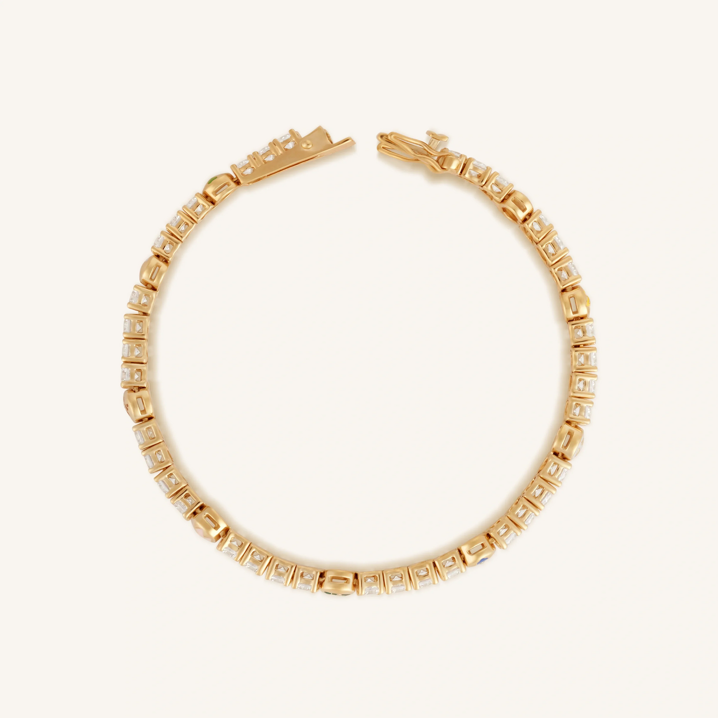 Fortuitous Traveler Multi-Symbol Tennis Bracelet