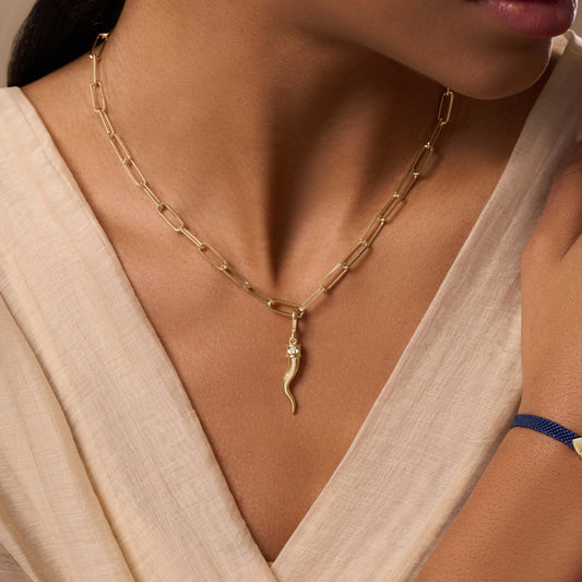 Essential Protection Gold Cornicello Charm