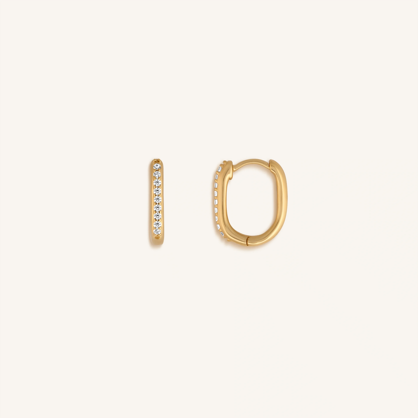 Welcomed Transformation Gold Hoop Earrings