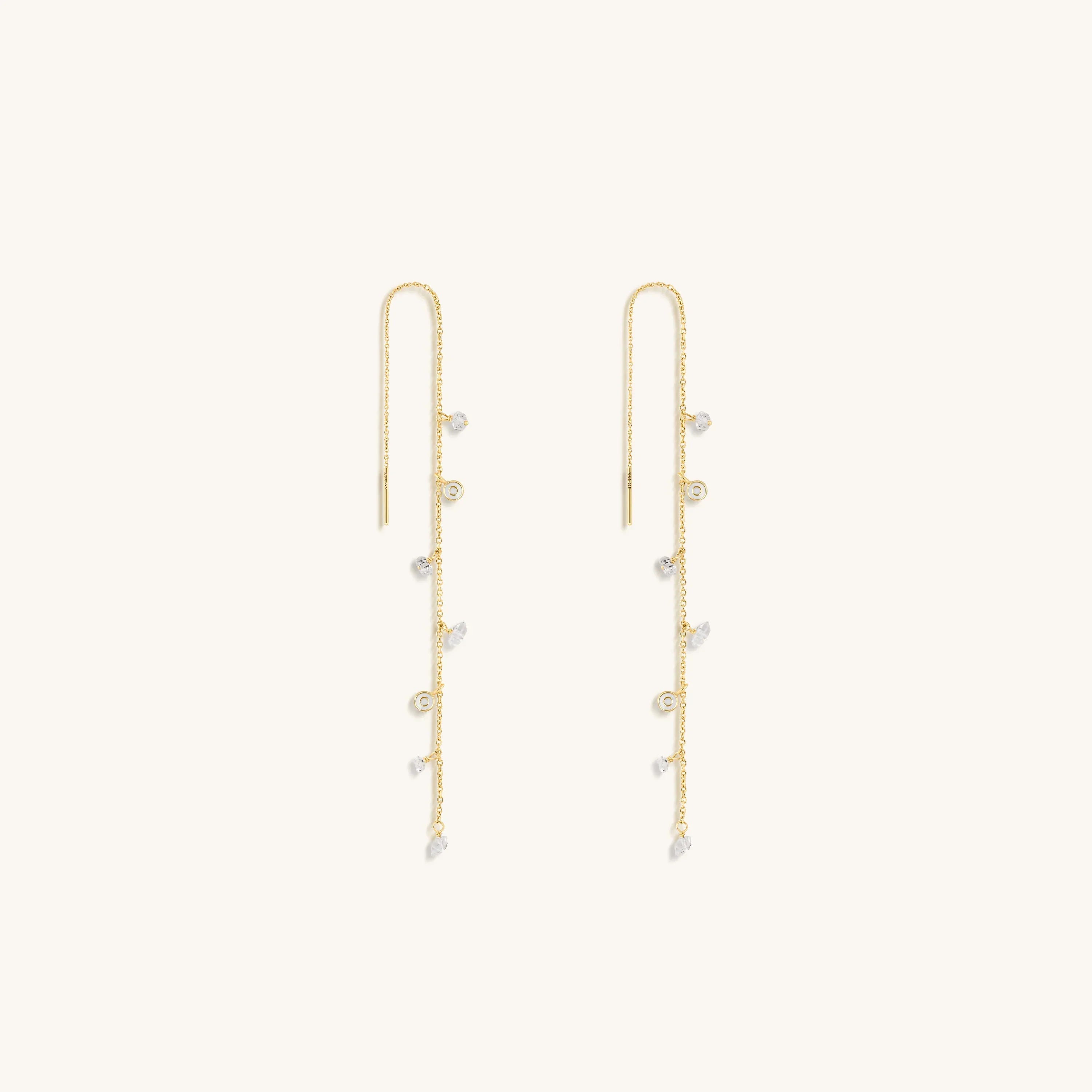 Divine Whispers Threader Earrings