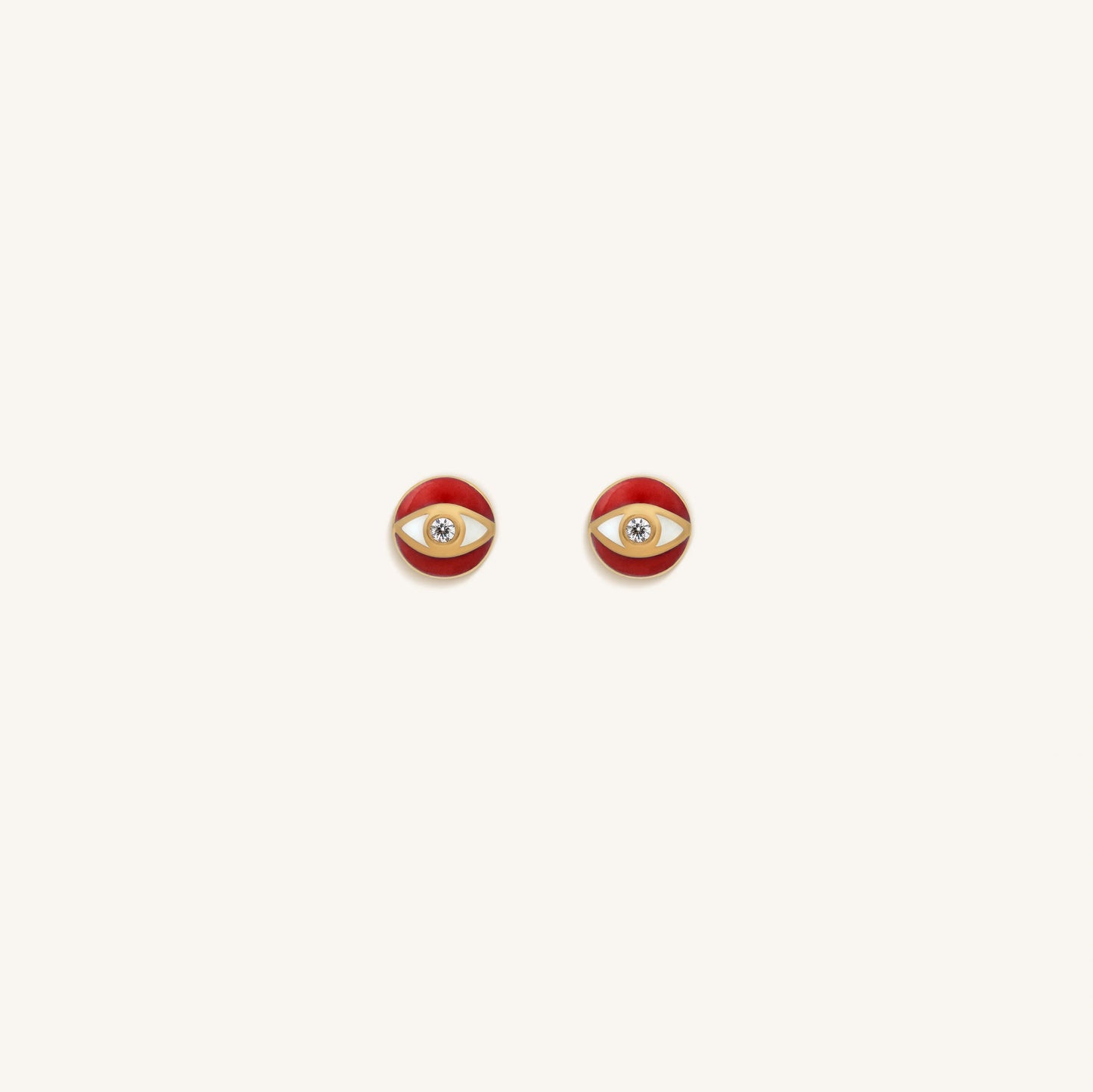 Protected Radiance Evil Eye Diamond Earrings