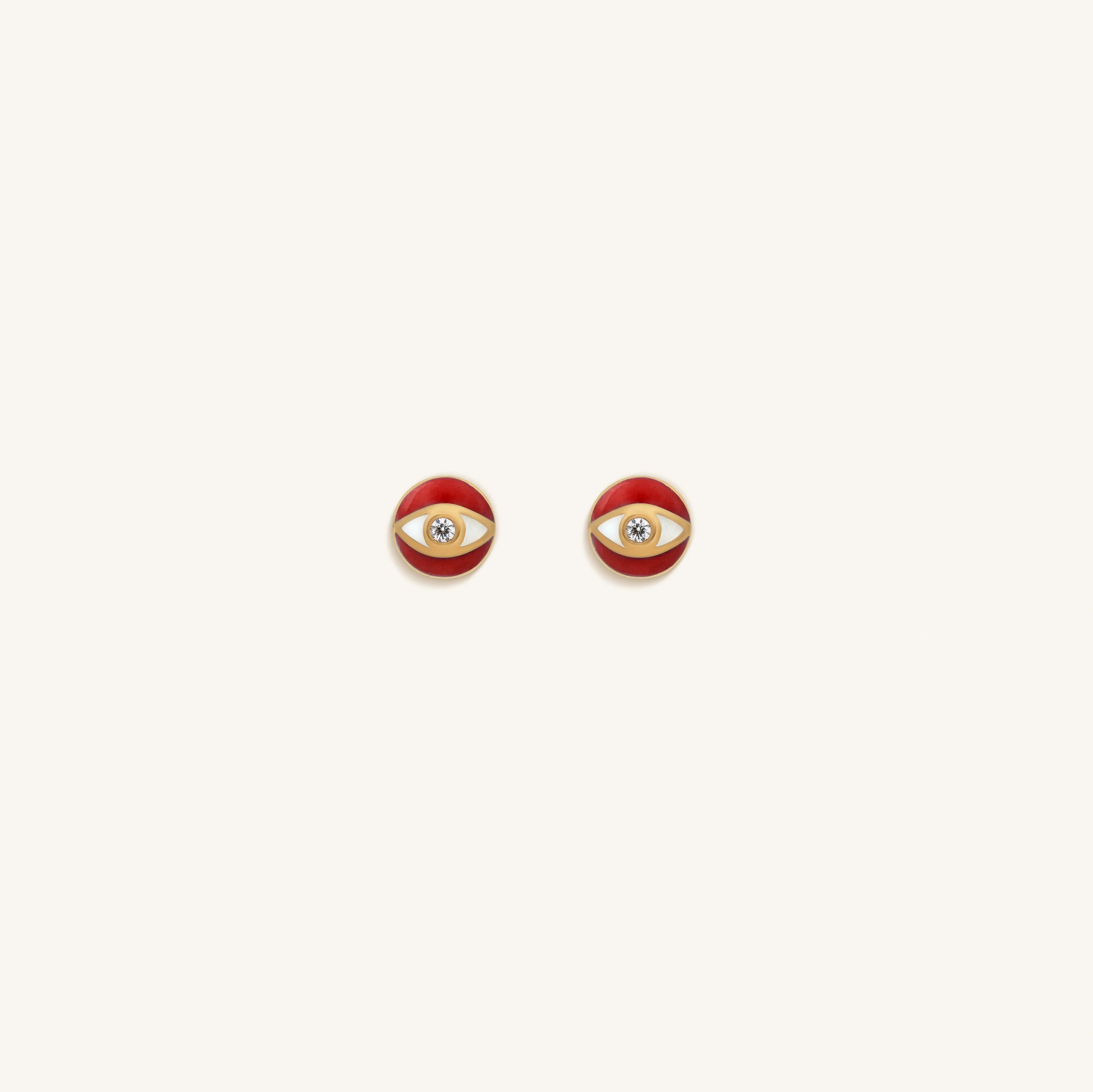 Protected Radiance Evil Eye Diamond Earrings