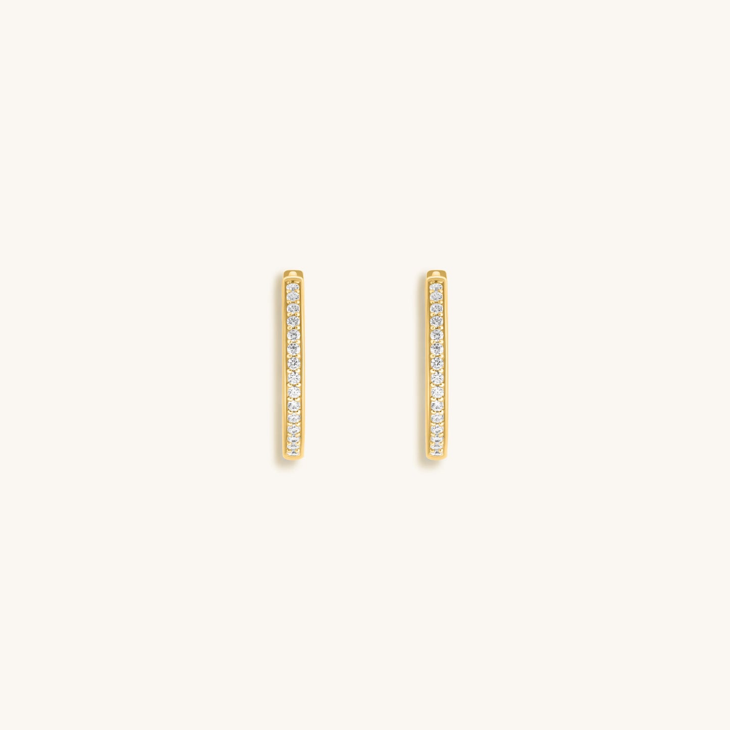 Wheel of Stars - Gold Hoop Earrings