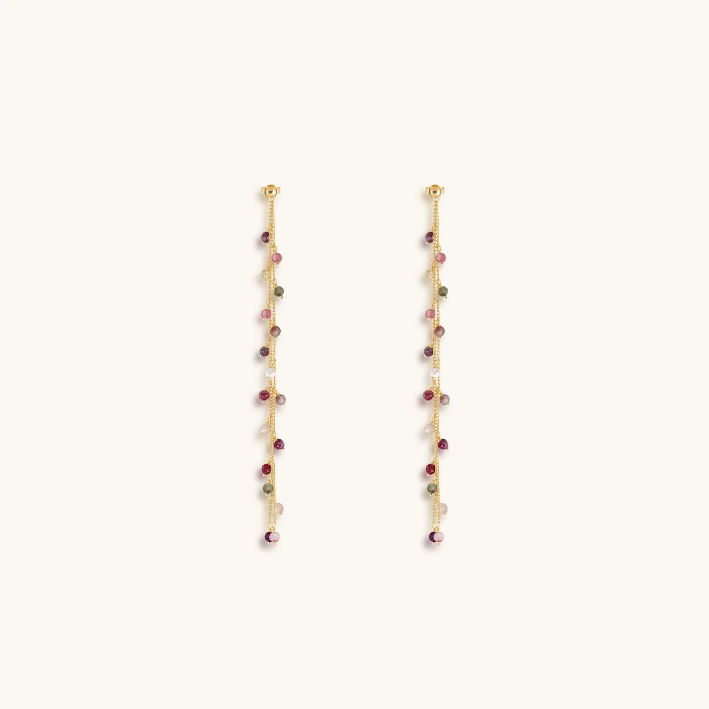 Harmony's Radiance Tourmaline Drop Earrings
