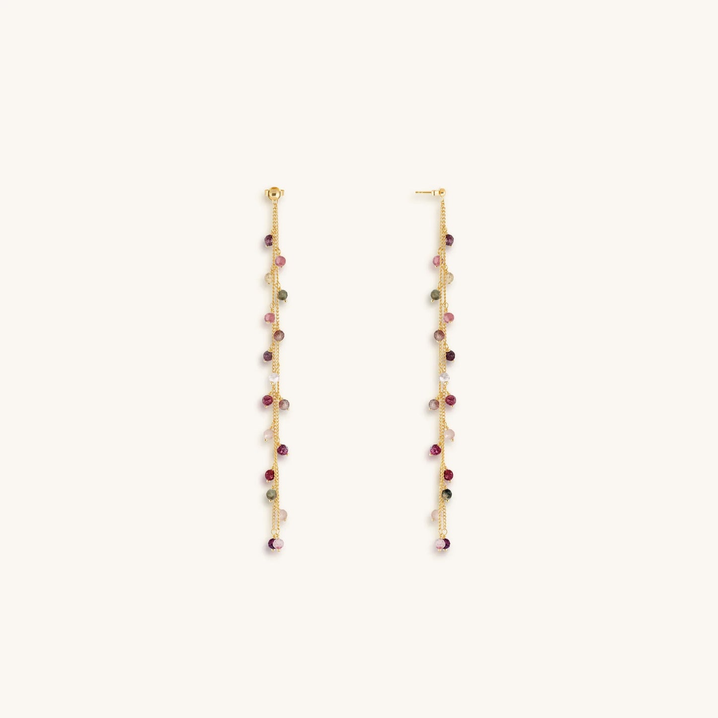 Harmony's Radiance Tourmaline Drop Earrings