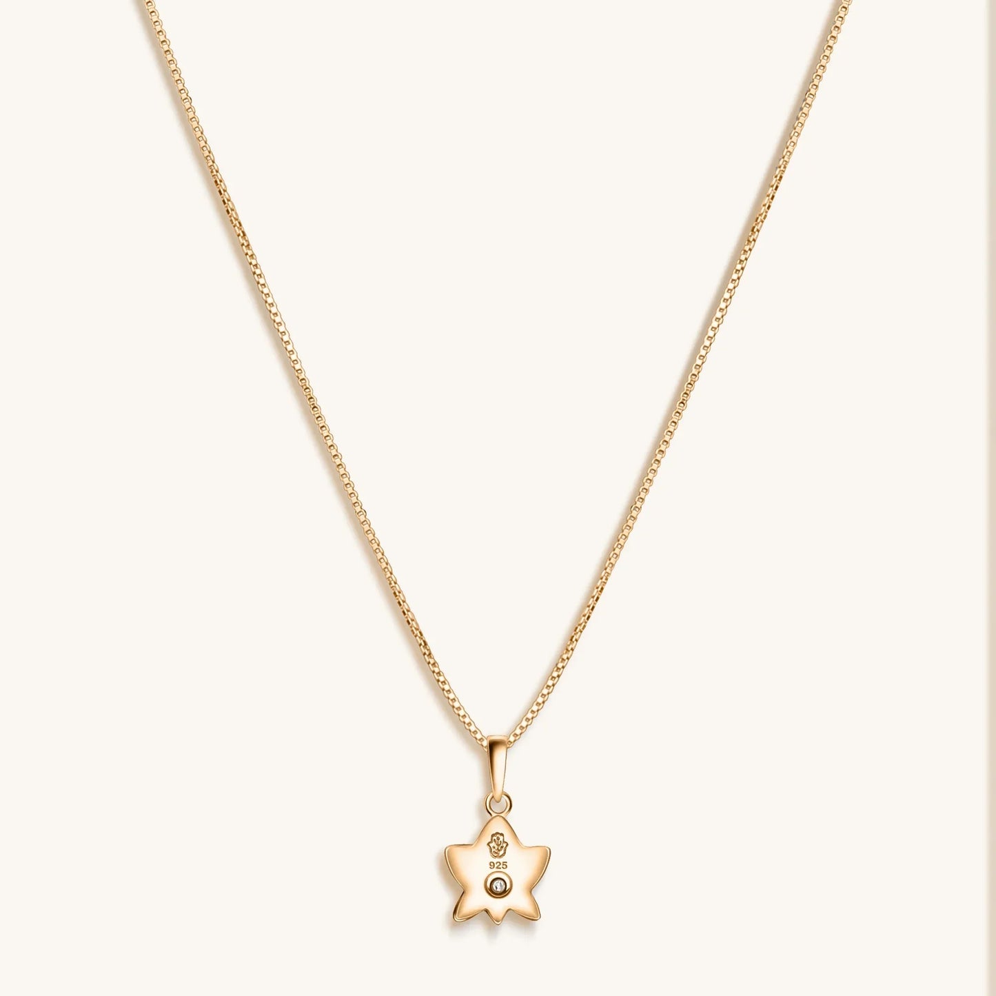 Emerging Beauty Lotus Pendant Necklace