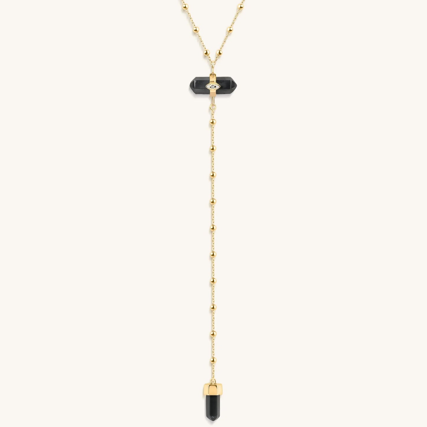 Creator of Positivity - Hematite Evil Eye Necklace