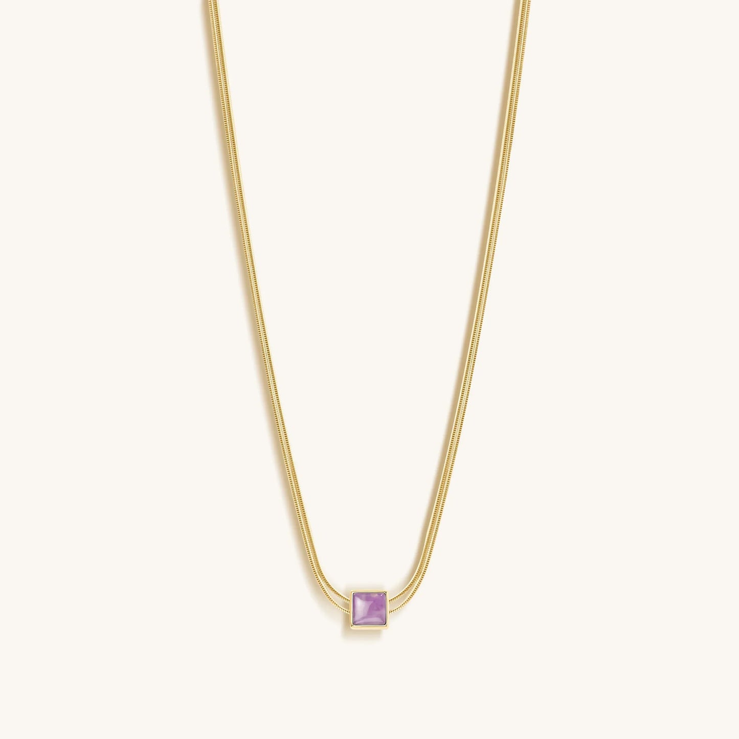 Imagine & Dream - Amethyst Evil Eye February Birthstone Necklace