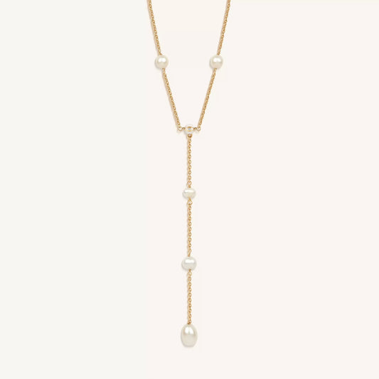 Spiritual Masterpiece Evil Eye Pearl Necklace