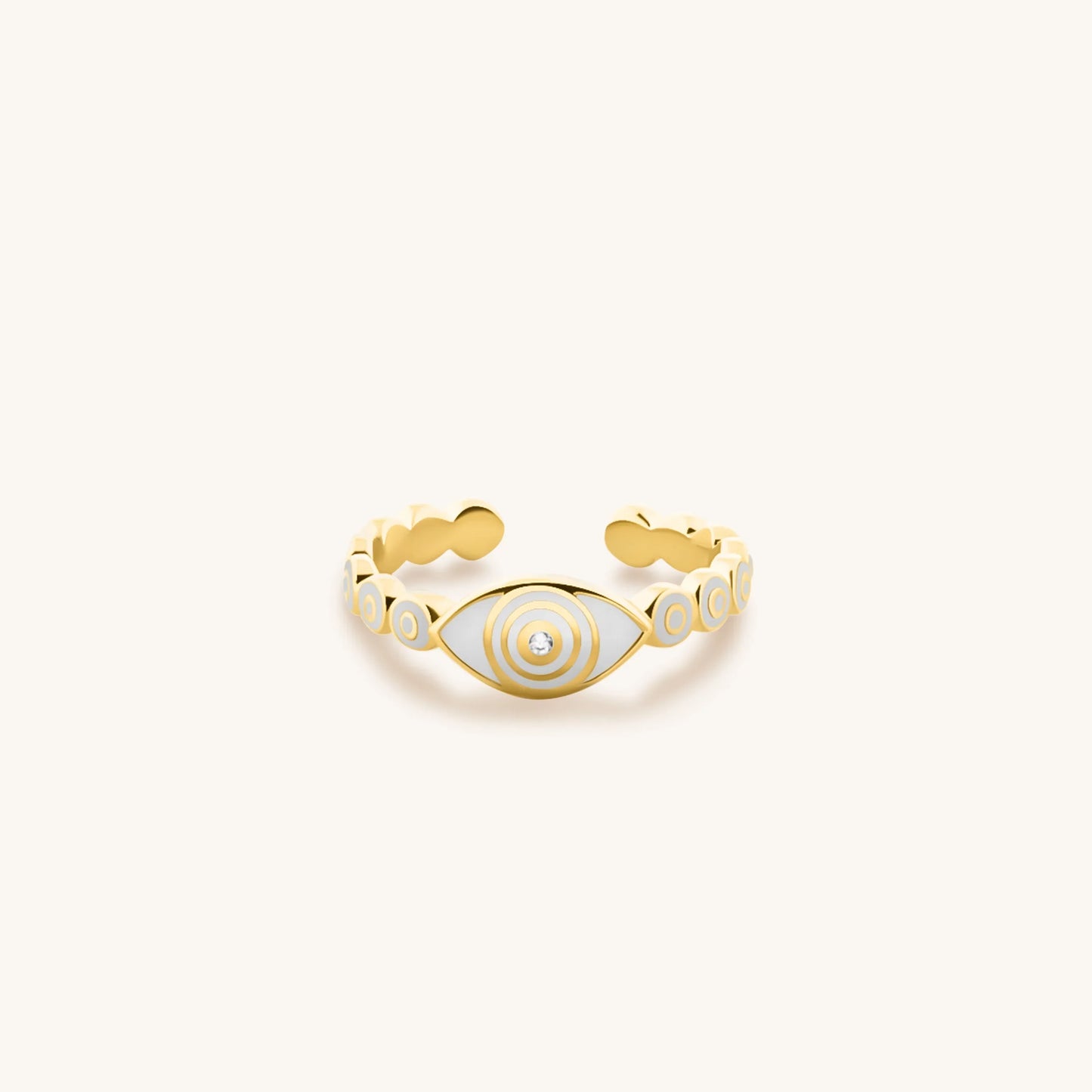 Delightful Peacefulness - Evil Eye Ring