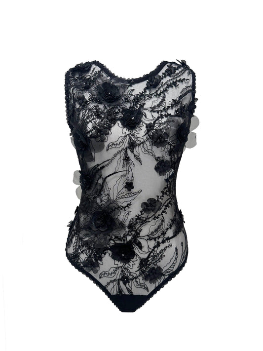 Aphrodite 3D Embroidered Bodysuit
