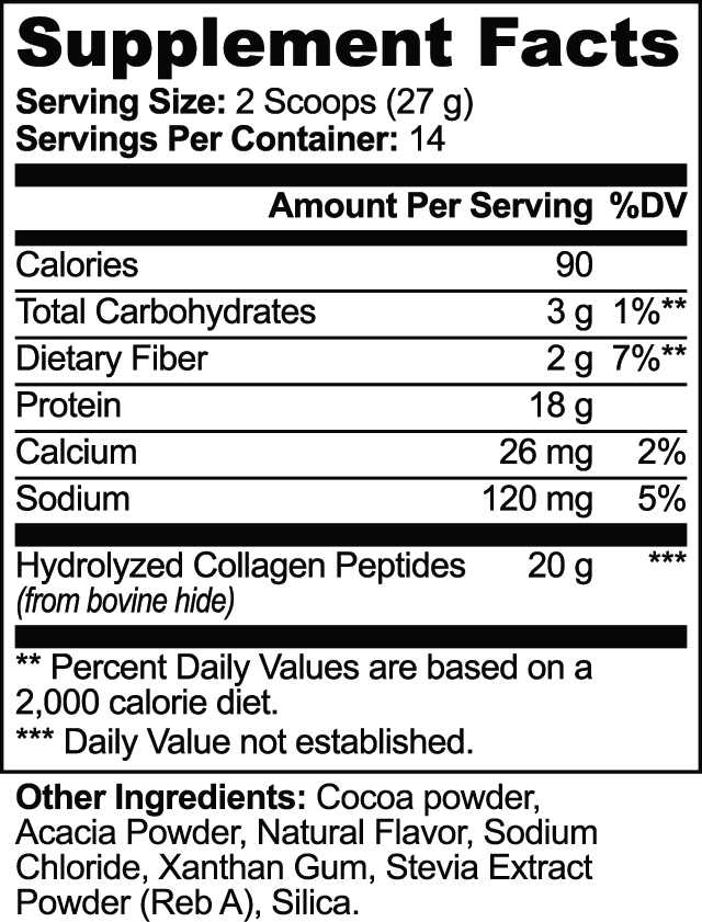 FORM Collagen Peptides Powder - Chocolate