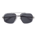 Bold Black Aviator Sunglasses