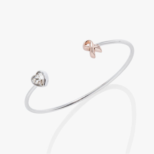 Breast Cancer Awareness Pink Ribbon Flex Cuff