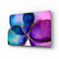 Abstract Shapes Glass Wall Art