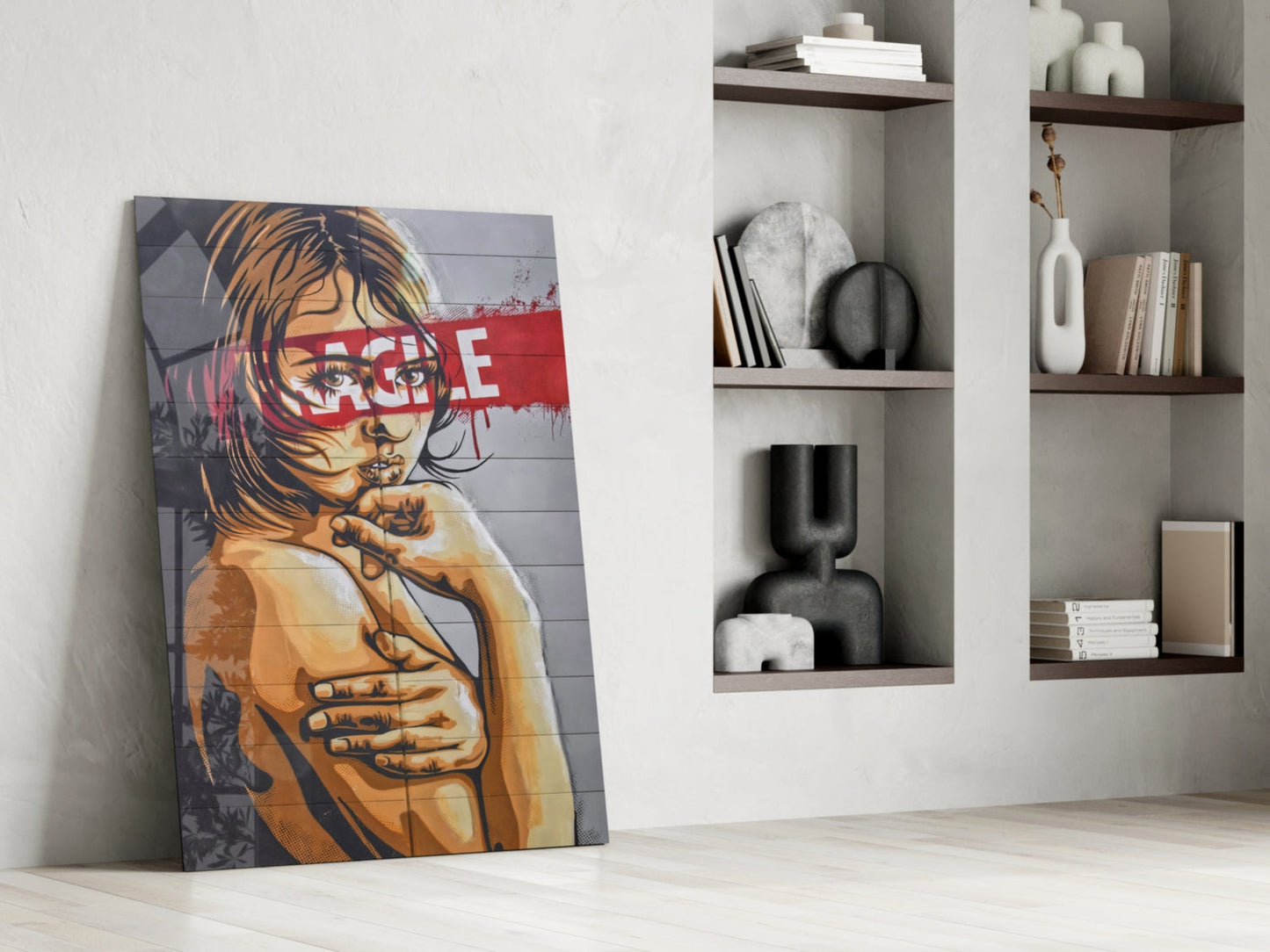 Label Glass Wall Art