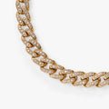 Crystal Pave Curb Chain Bracelet