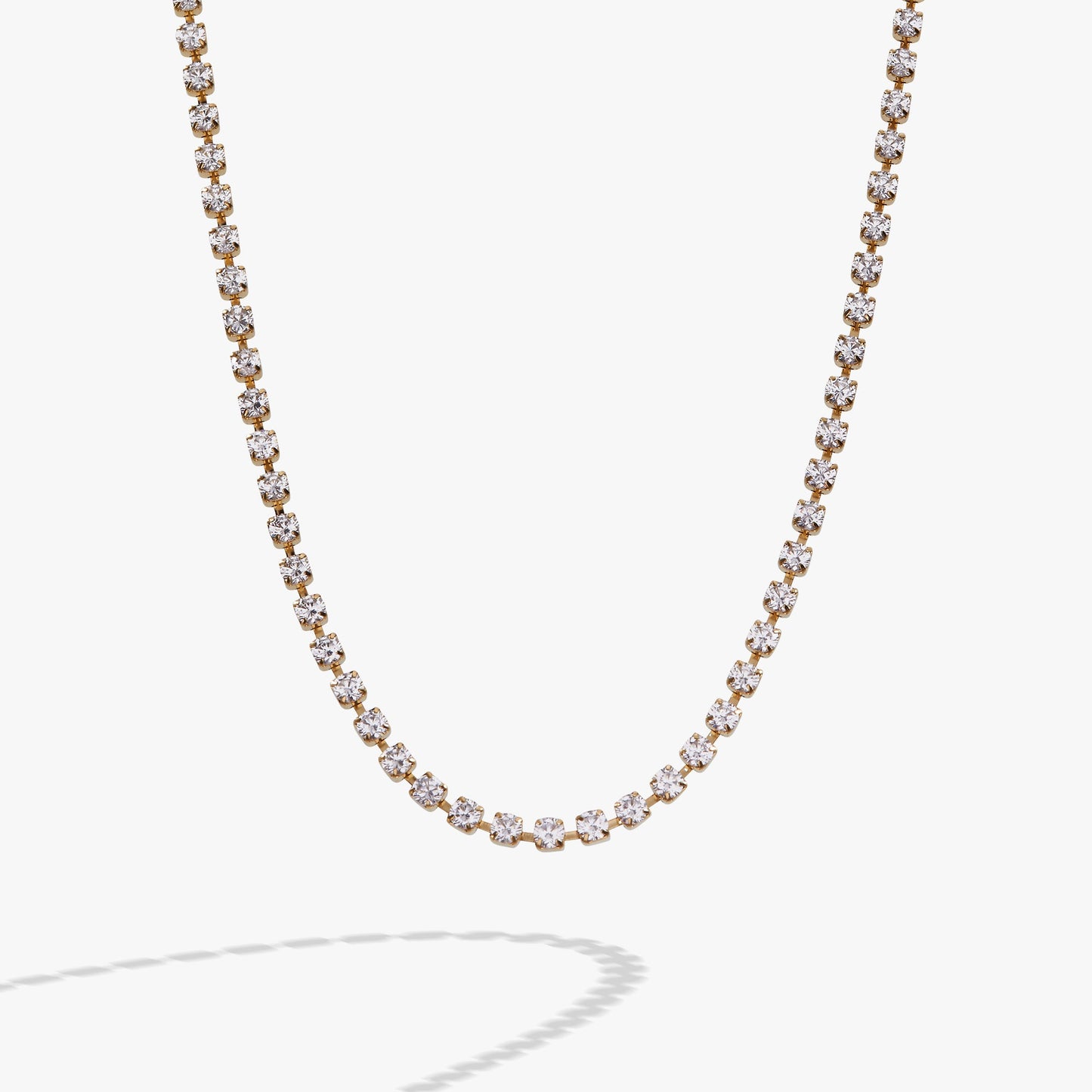 Crystal Tennis Chain Necklace
