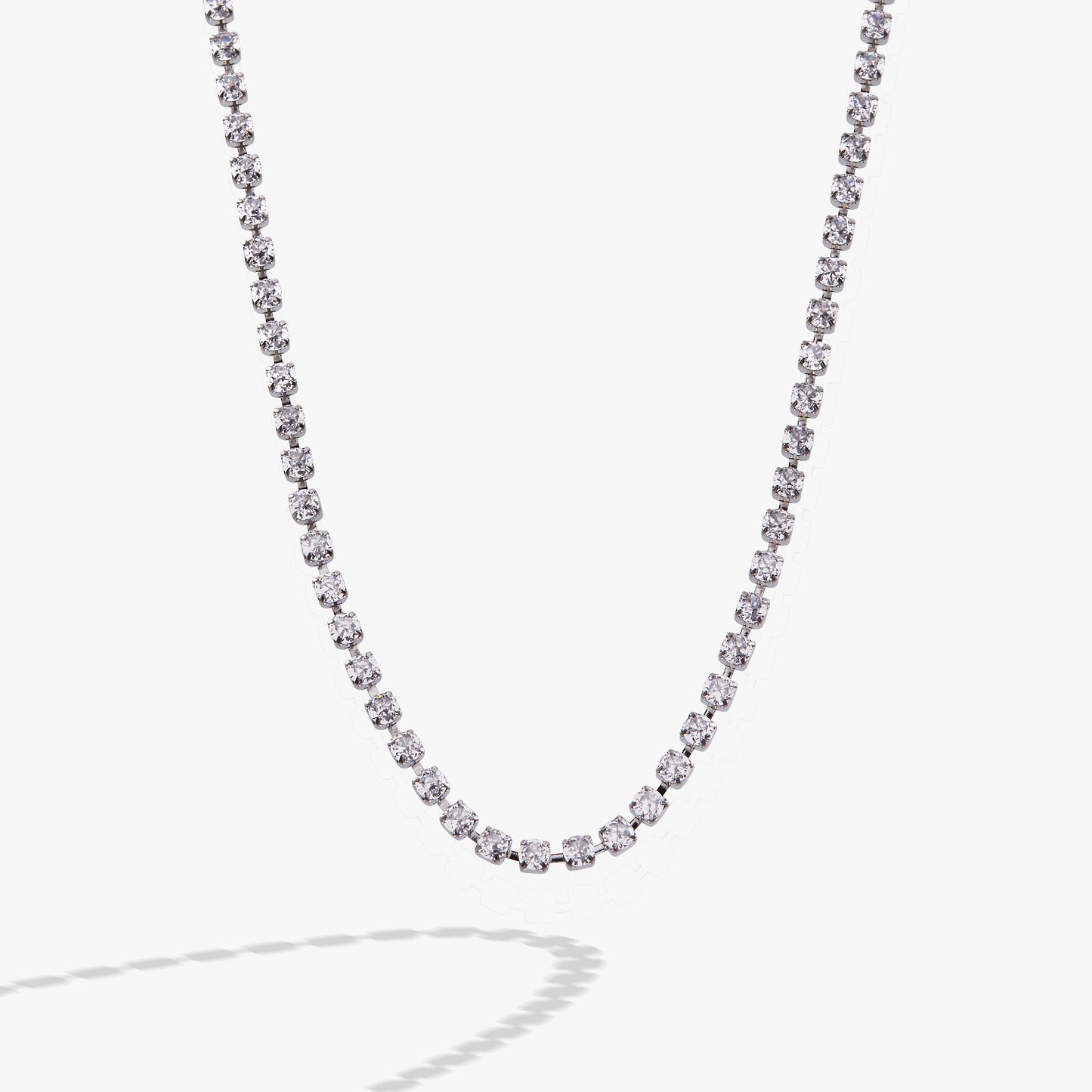 Crystal Tennis Chain Necklace