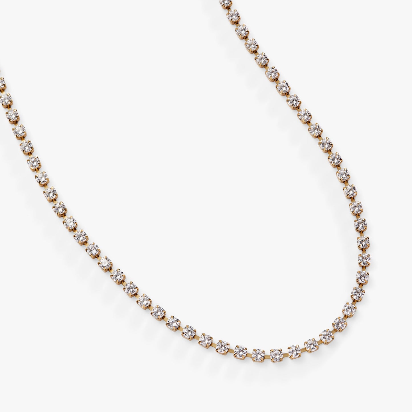 Crystal Tennis Chain Necklace