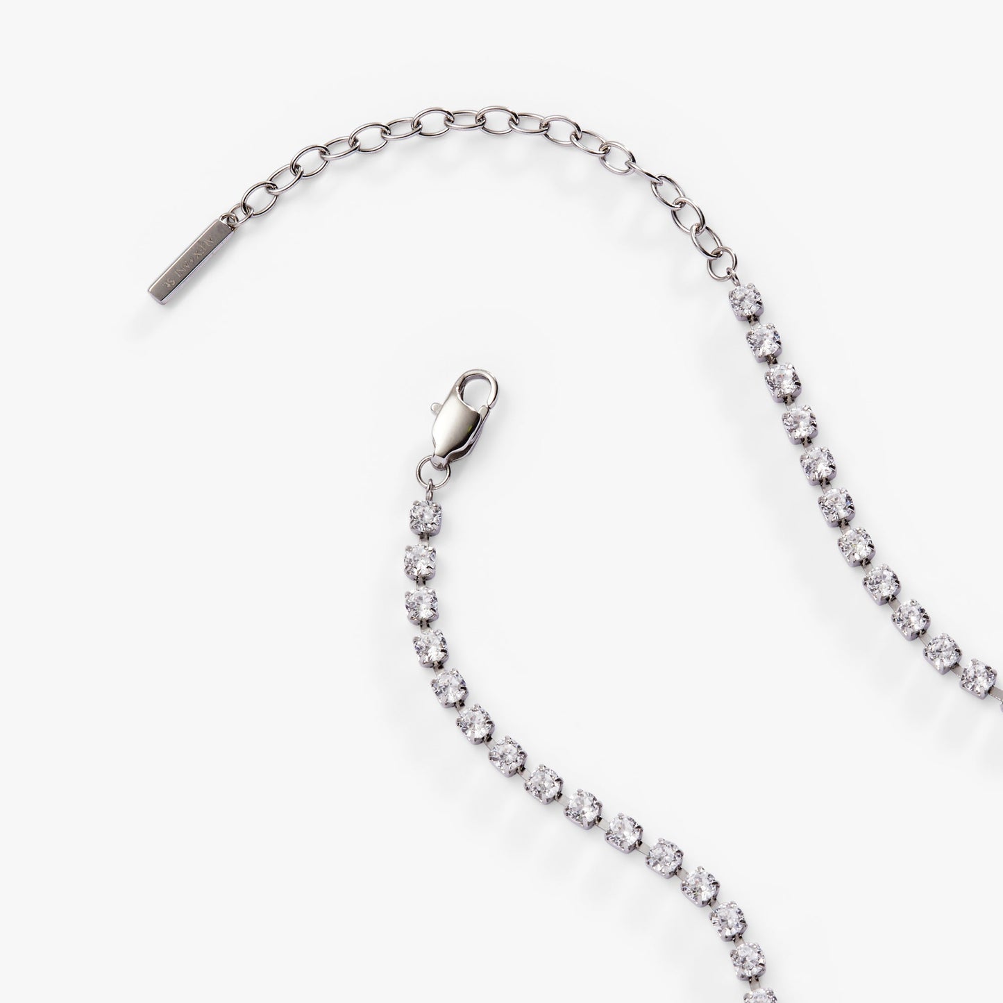 Crystal Tennis Chain Necklace