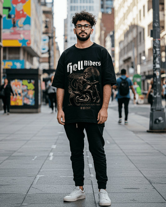 Devil Hell Riders Oversized T-Shirt