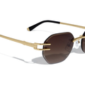 Dore Metal Frameless Sunglasses