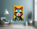 The Cat Glass Wall Art || Designer Collection