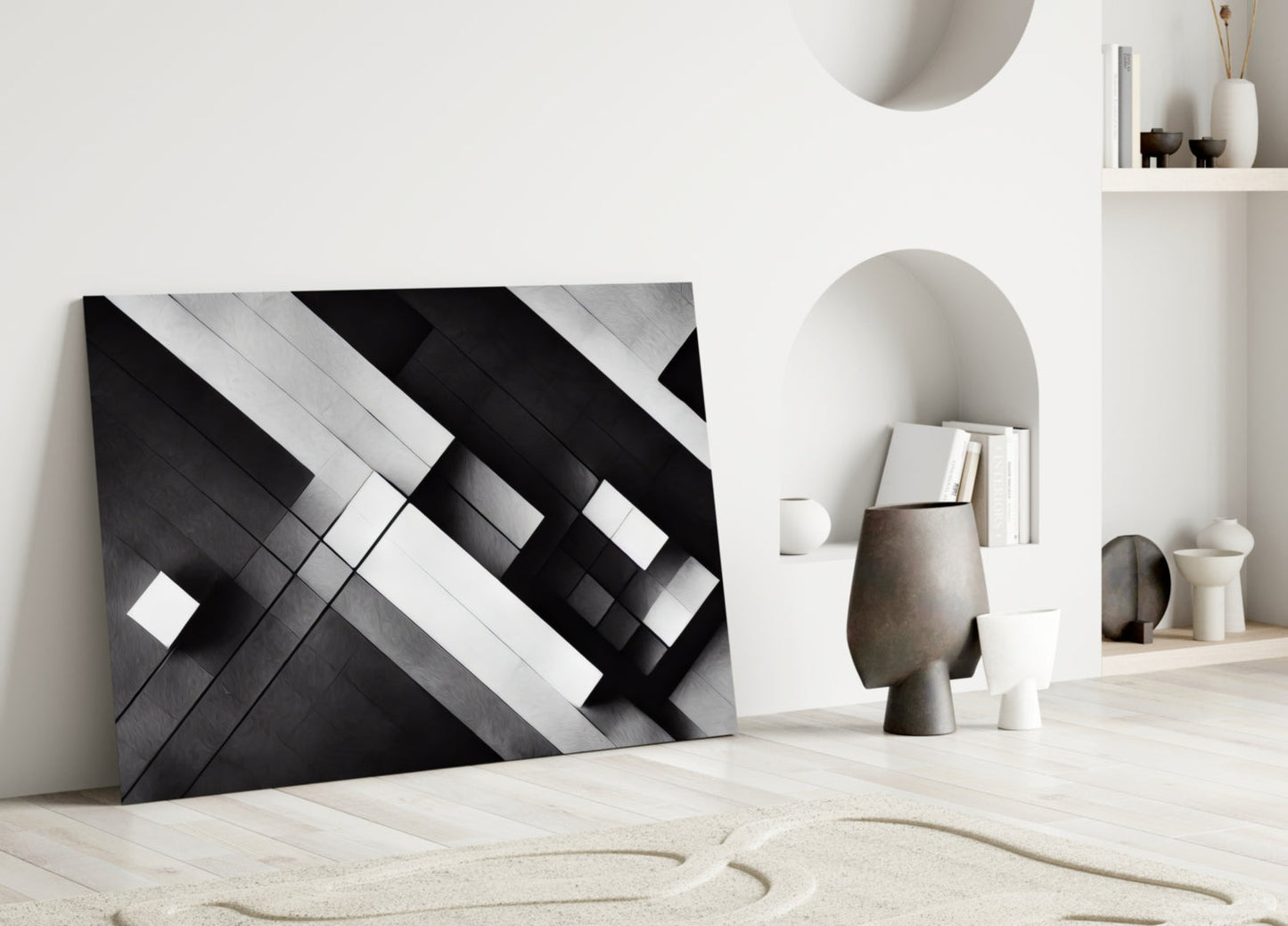 Cubic Glass Wall Art  || Designers Collection