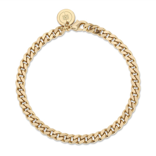 Micro Link Curb Chain Bracelet