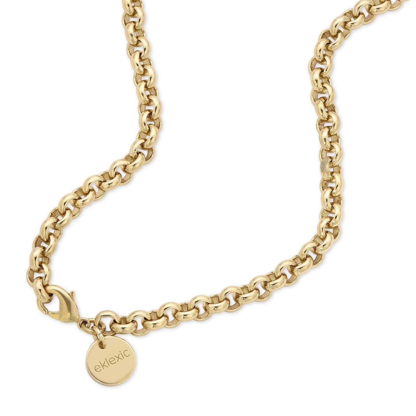 Micro Royal Chain With Xl Baroque Pearl Pendant Necklace