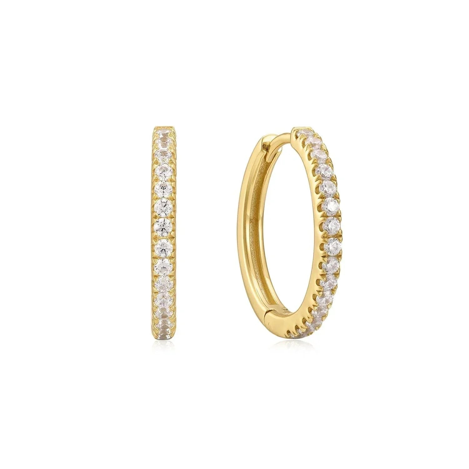 Mini CZ Huggie Hoop Earrings