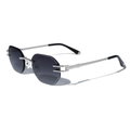 Emil Metal Frameless Sunglasses