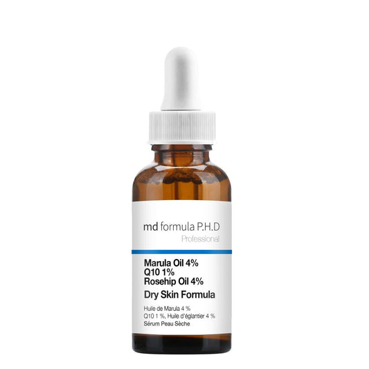 MD Formula Dry Skin Serum Marulua Oil 4%, Q10 1%, Rosehip Oil 4% 30ml Twin Value Savings Pack