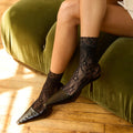 Floral Lace Net Socks