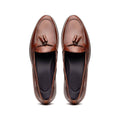 15-586-CGN FRANCO Italian Calfskin Tassel Loafer Cognac