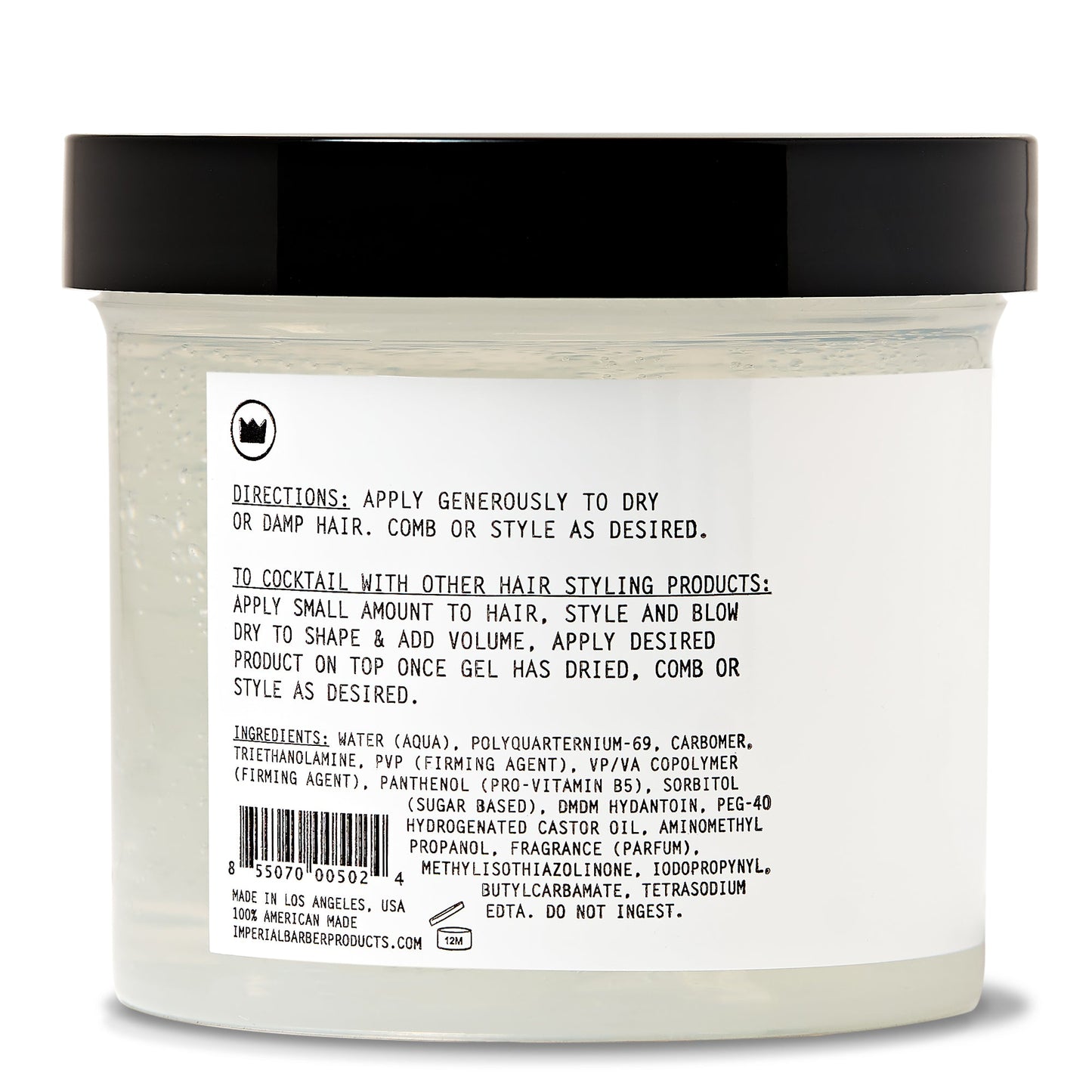 Gel Pomade - 12oz