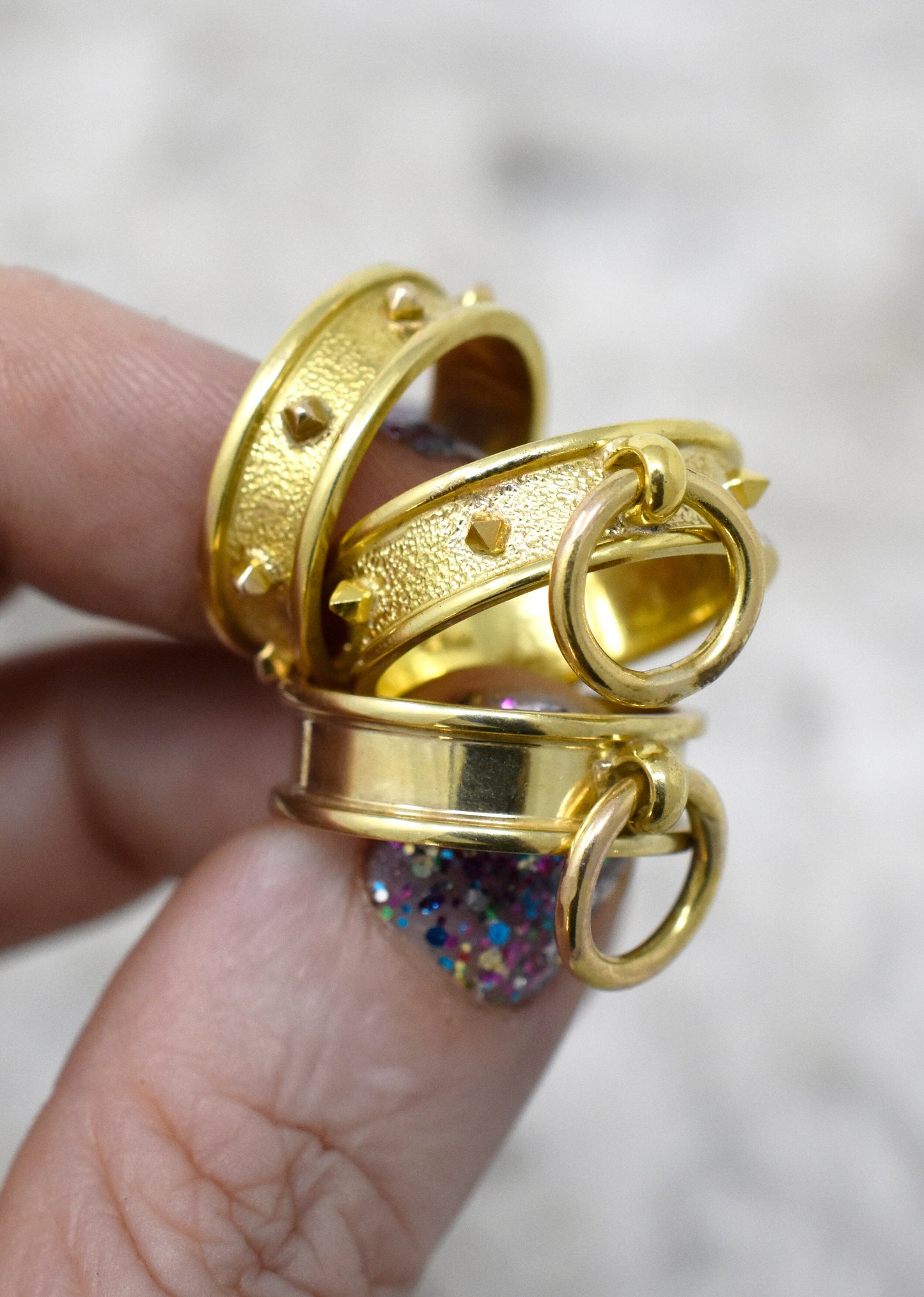 Pitfall Ring 14k Yellow Gold