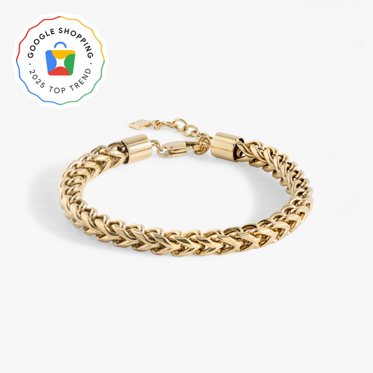 Adjustable Wheat Chain Bracelet