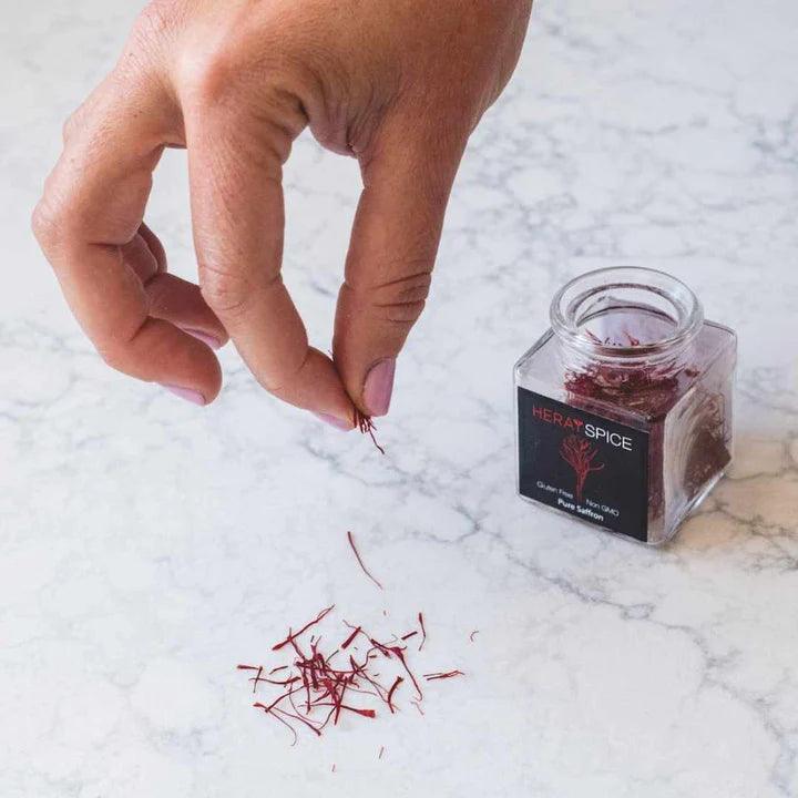 Heray Afghan Saffron Threads, Kosher, Halal, NON-GMO Verified