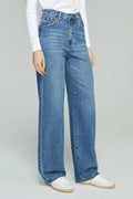 Coney Island Whitefish High Rise Wide Jeans HJ007