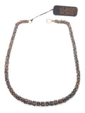 Byzantine Chainmaille Necklace in Oxidized Copper