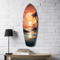 Sunset Dreams in the Ocean Glass Wall Art